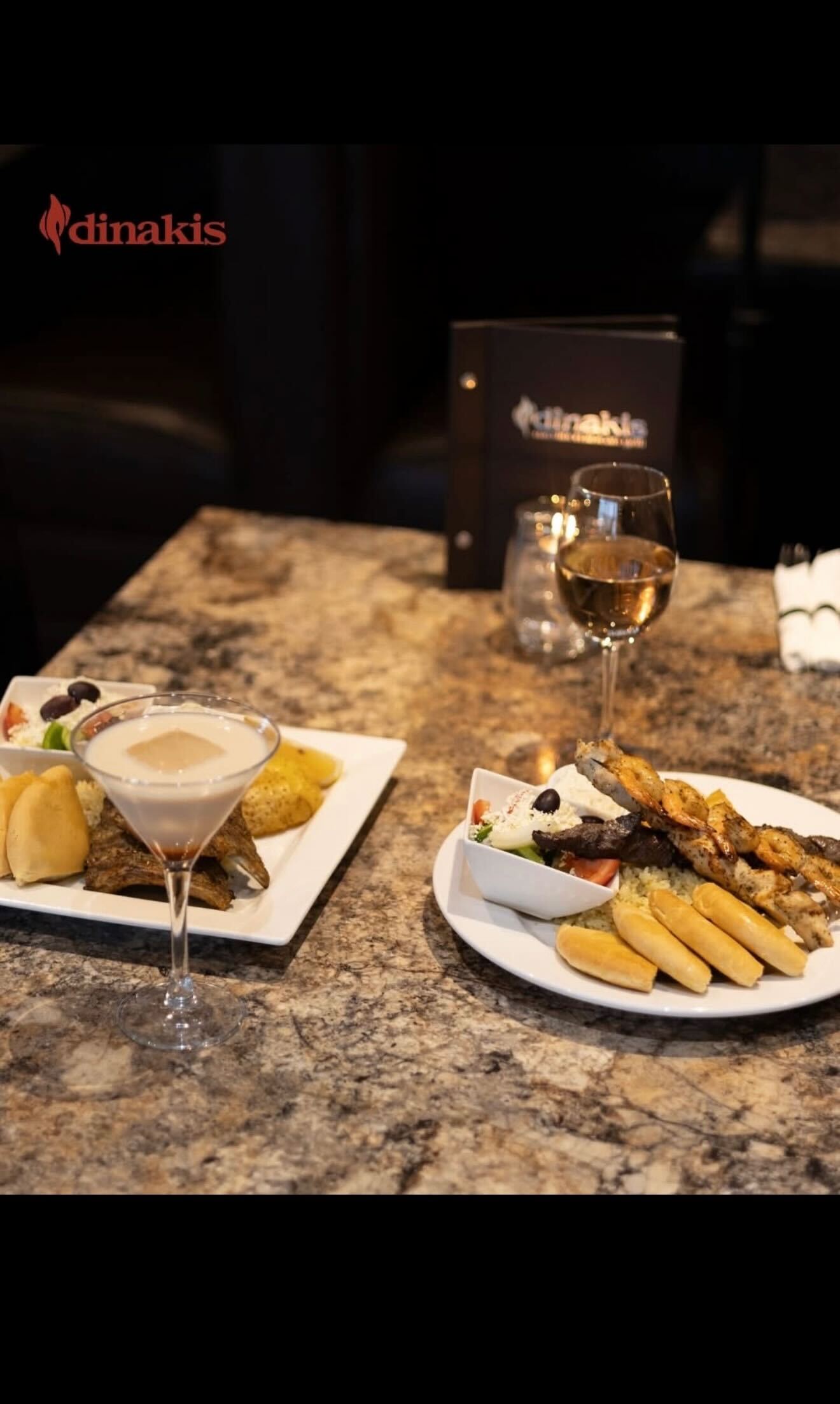 Dinakis Mediterranean Grill interior in Port Coquitlam BC - welcoming atmosphere and authentic Greek restaurant