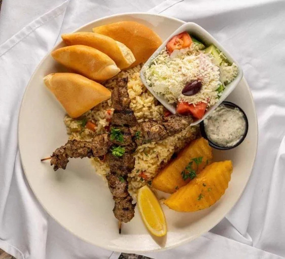 Dinakis Platter at Dinakis Mediterranean Grill Port Coquitlam BC - A generous selection of our finest Mediterranean specialties perfect for sharing